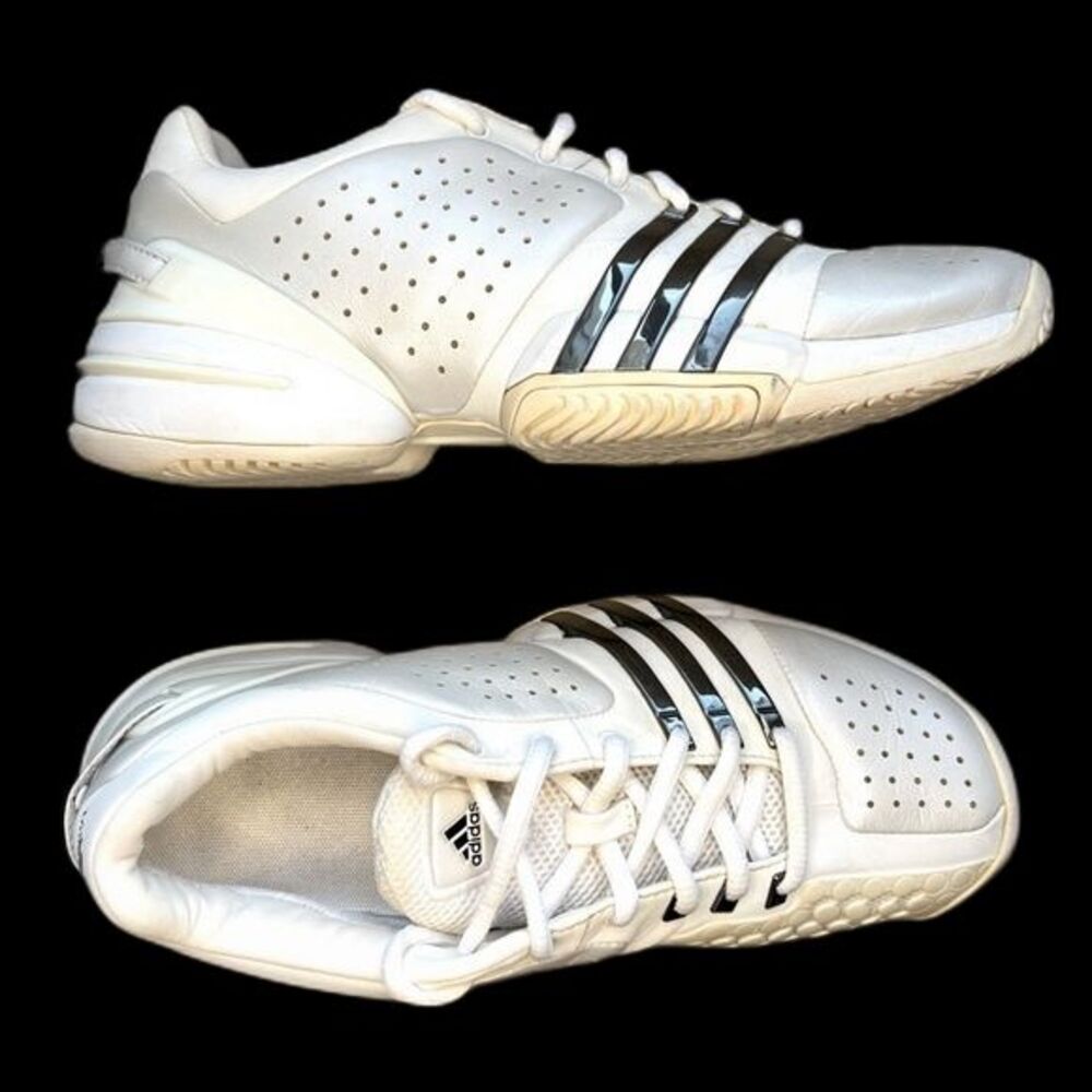 Adidas Barricade Adilibrias White Lace‎ Up Sneaker Shoes Women’s Size 7 Torsion
